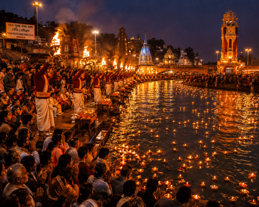 Har Ki Pauri Evening ganga arti - Char Dham yatra 2026 travel guide