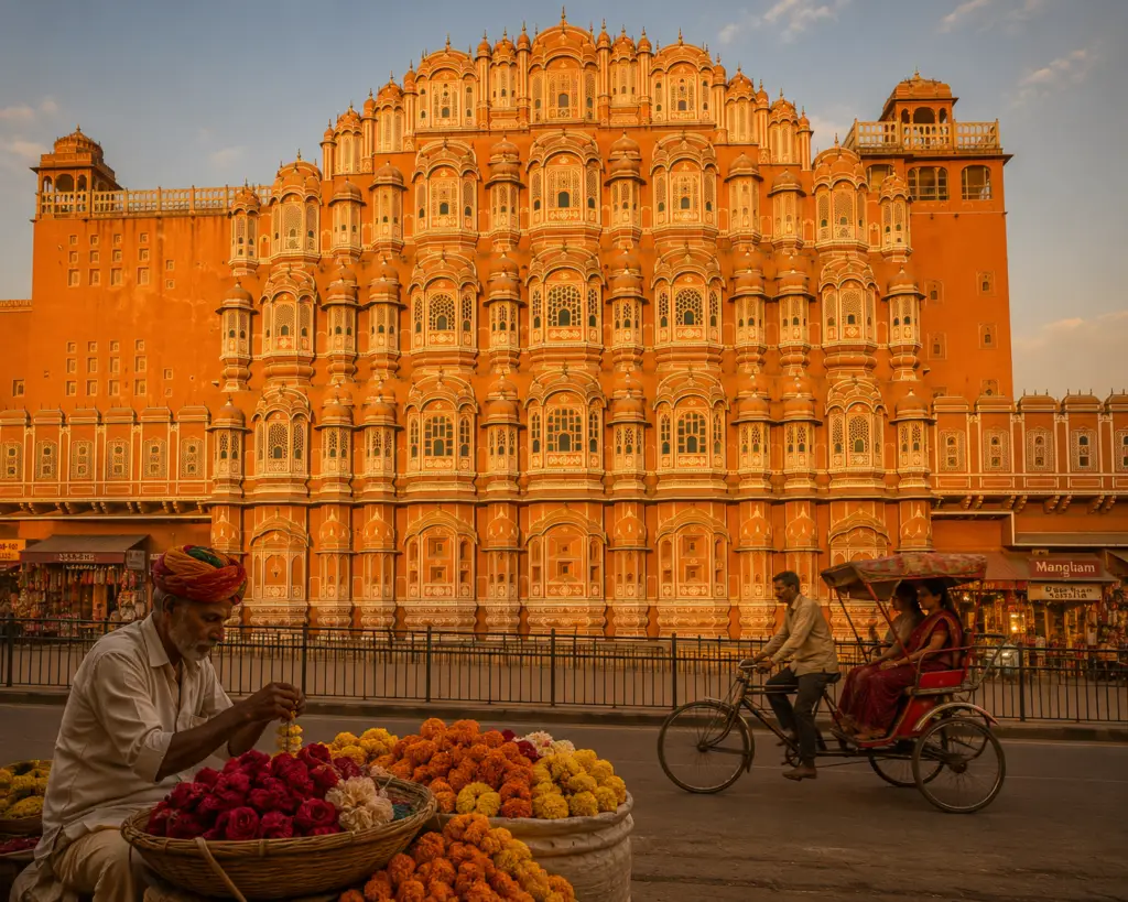 Hawa Mahal (Palace of Winds) at golden hour - Budget Travel Guide 2026 for Foreigners