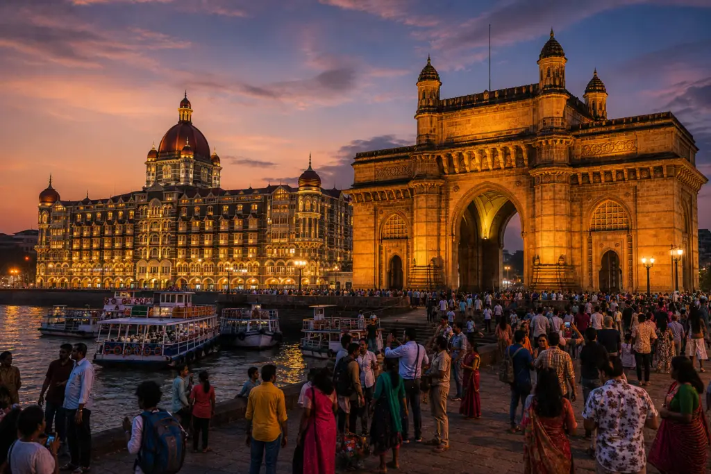 Gateway of India at dusk —Budget Travel Guide 2026 for Foreigners