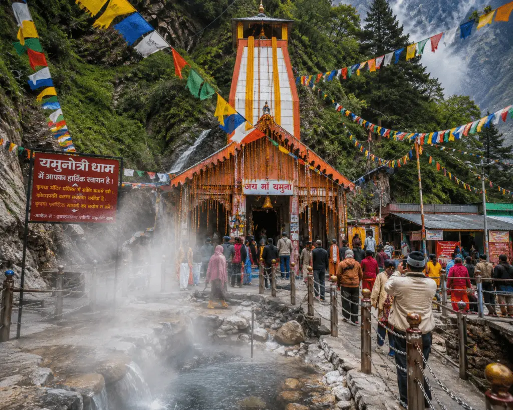 Yamnotri temple - Char Dham yatra 2026 travel guide