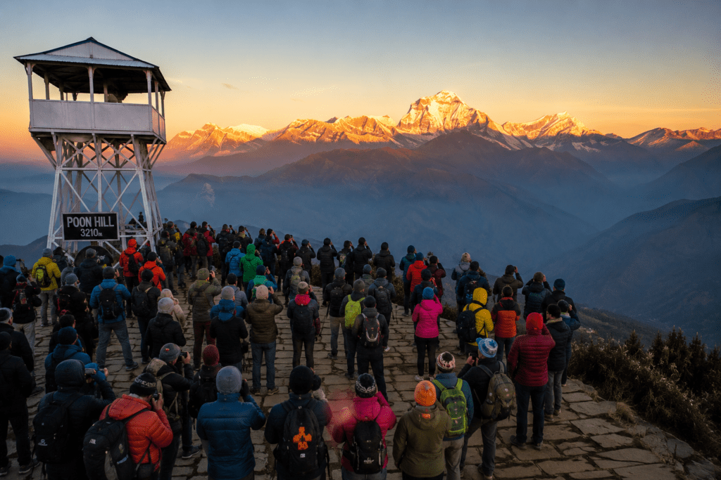 Poon Hill summit at sunrise - Complete Nepal Travel Guide 2026