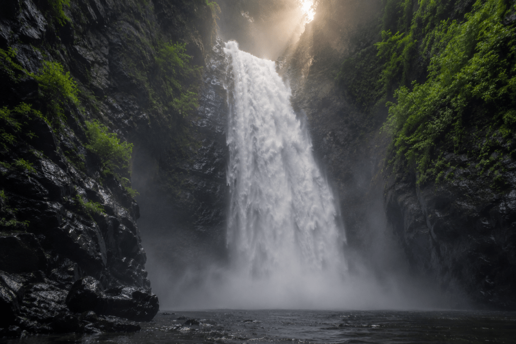 Randha waterFalls from the gorge below - Maharashtra Monsoon waterfalls guide 2026