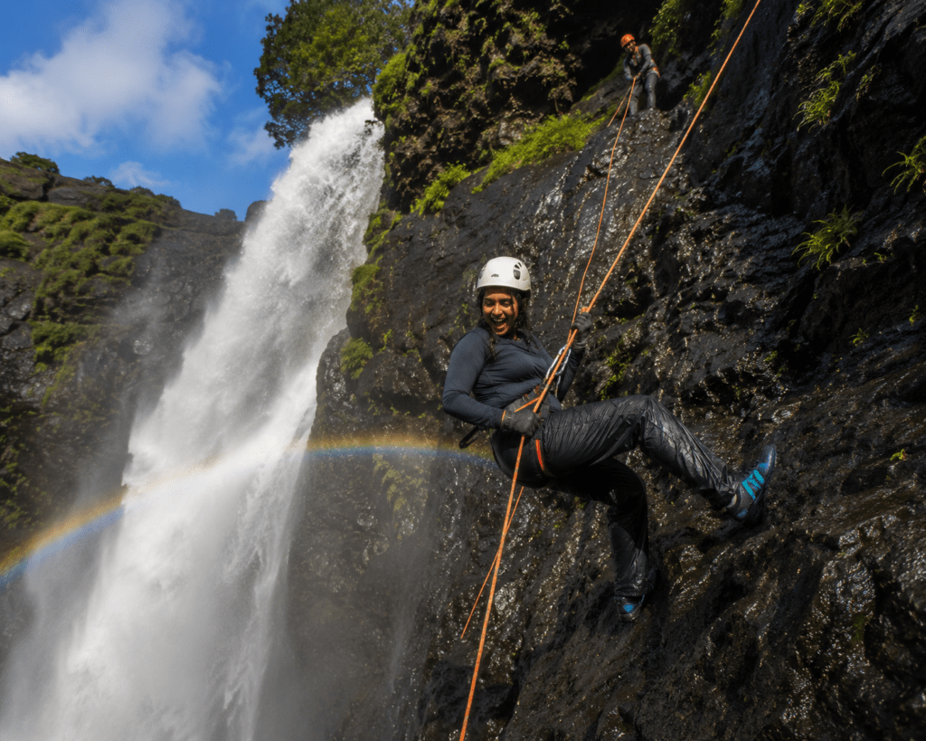 Rappelling at Bhivpuri - Maharashtra Monsoon waterfalls guide 2026