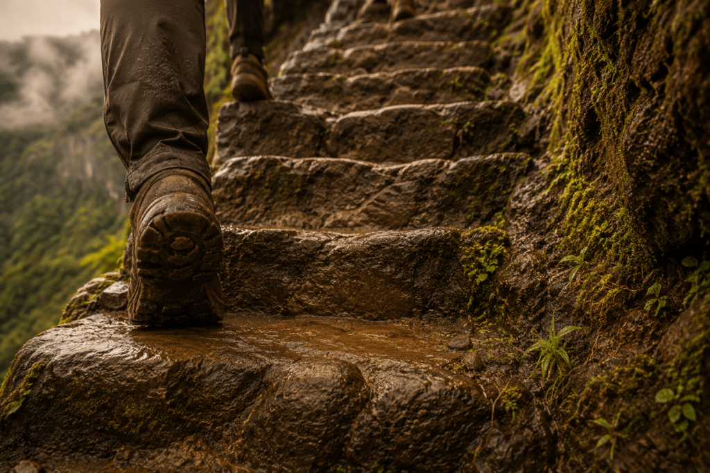 a trekker's boot - Maharashtra Fort Trek Guide 2026
