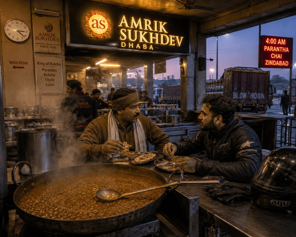 late night Murthal amrik sukhdev dhaba long drive - Indias Greatest Roads to ride travel guide 2026