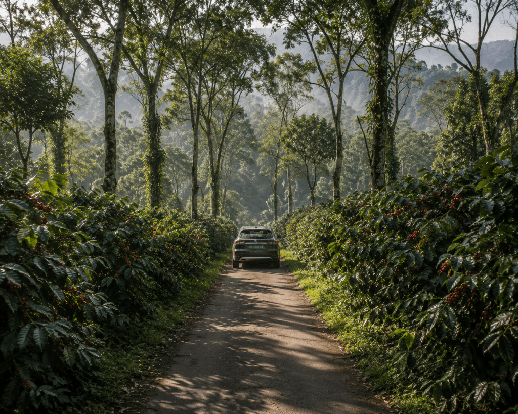 Coorg coffee estate road - Indias Greatest Roads to ride travel guide 2026