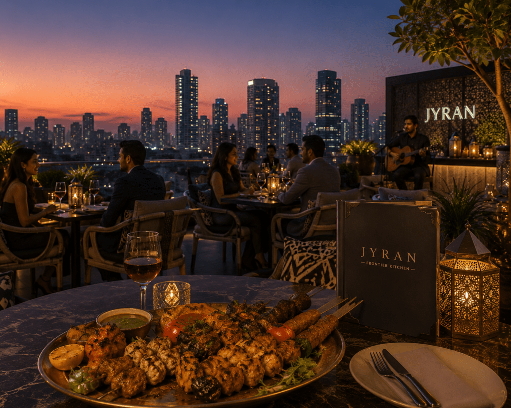 Jyran rooftop restaurant at Sofitel BKC - Best Hotels in Mumbai 2026