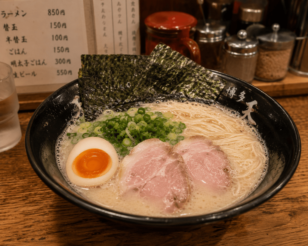 A bowl of Hakata tonkotsu ramen - Before You Die: A Complete World Food Bucket List 