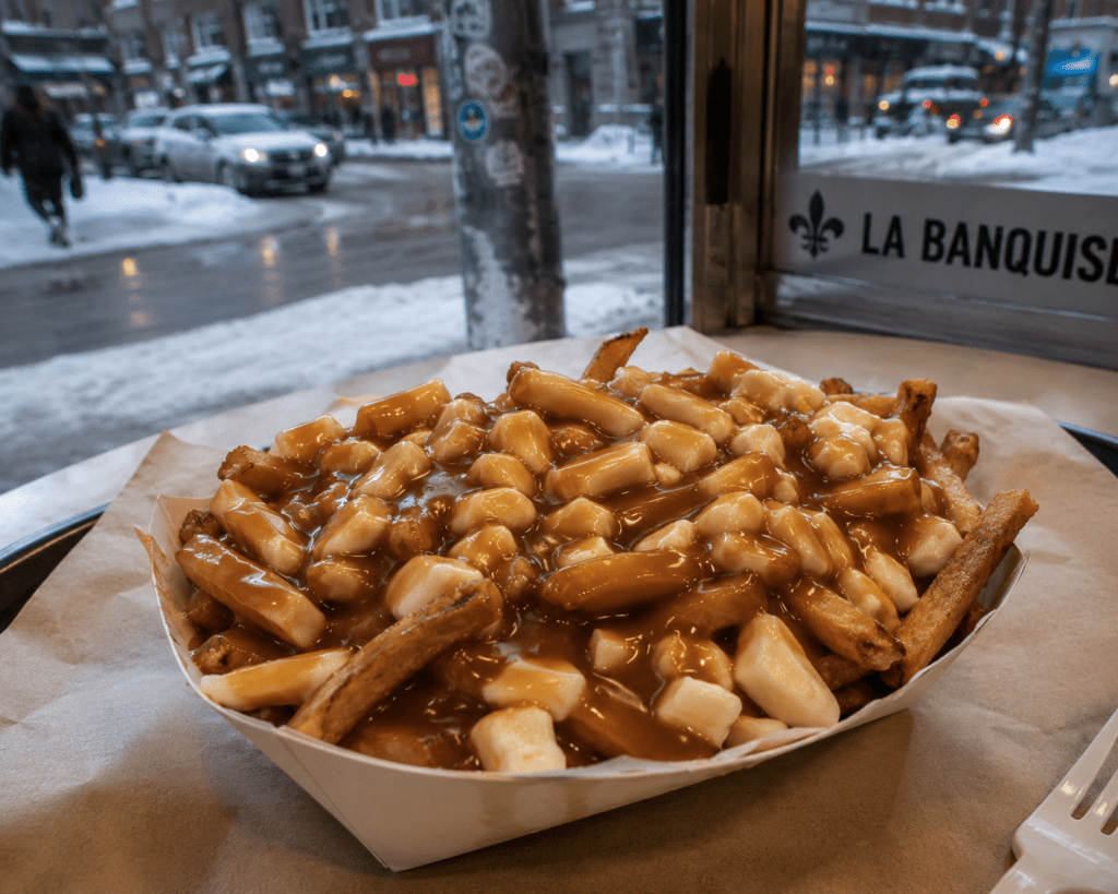Classic Quebec Poutine from La Banquise, Montreal- Before You Die: A Complete World Food Bucket List