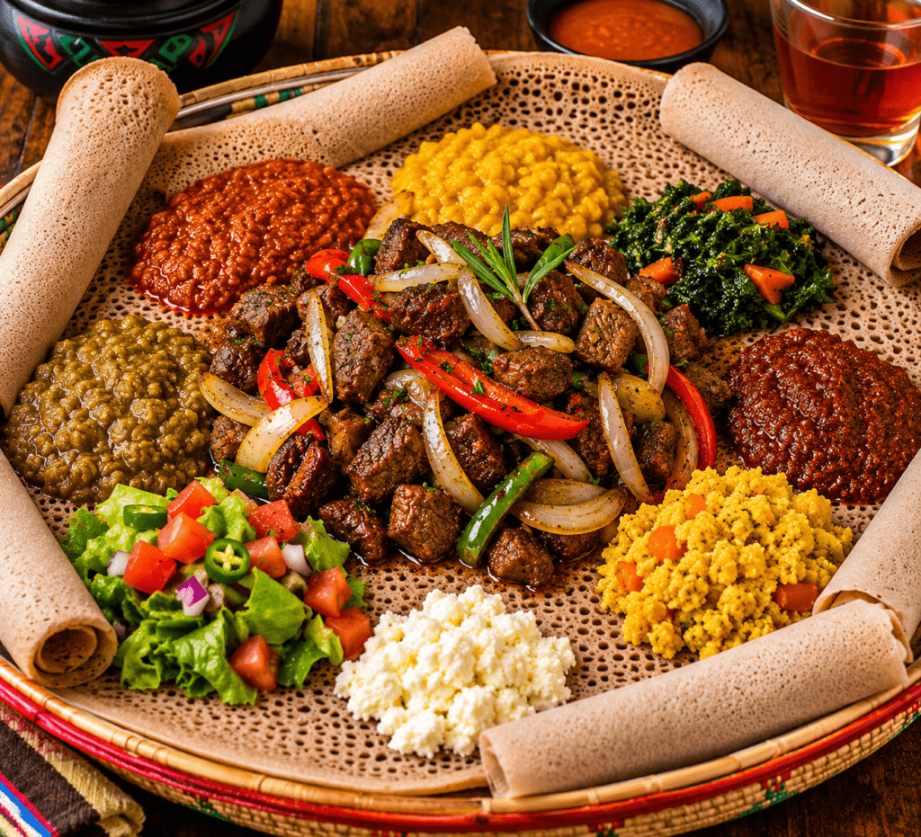INJERA WITH TIBS in Ethiopia - Before You Die: A Complete World Food Bucket List