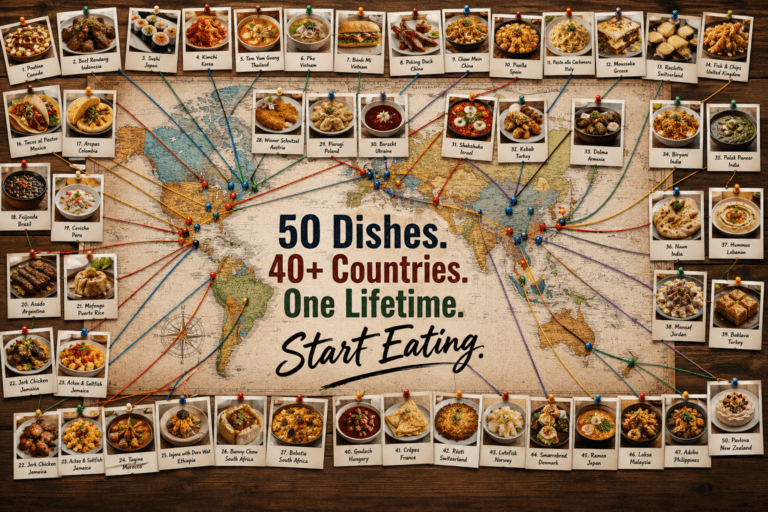 50 Food Dishes to Try Before You Die: A Complete World Food Bucket List