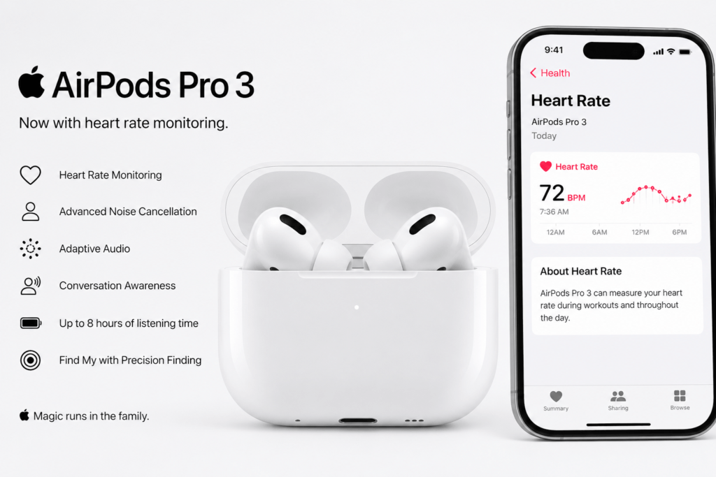 Apple AirPods Pro 3 - Top 10 Best Earbuds & Earphones 2026