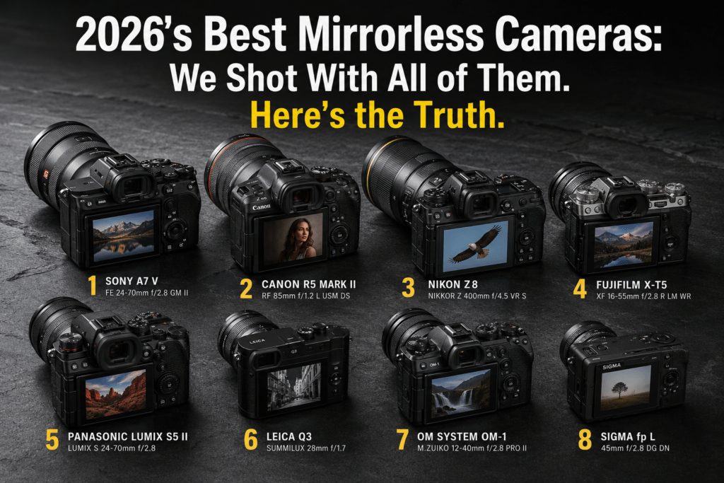 Best Mirrorless Professional Cameras 2026: The Complete Buyer's Guide for Photographers & Videographers