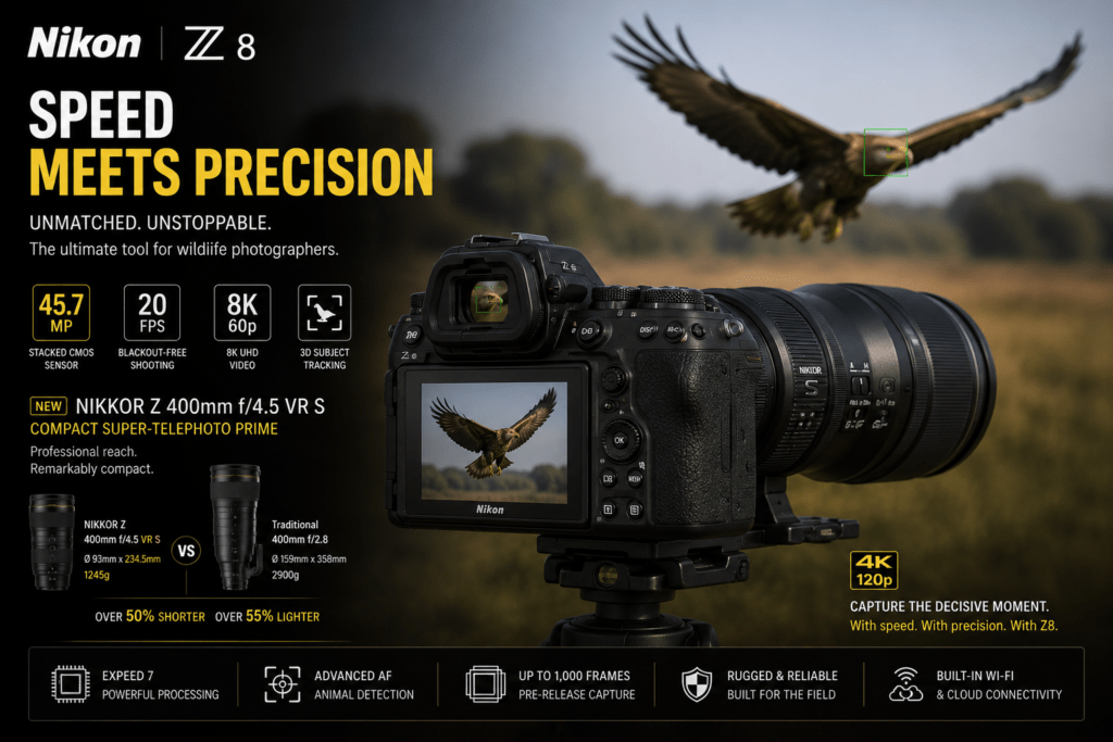 NIKON Z8 - Best Mirrorless Professional Cameras 2026: The Complete Buyer's Guide for Photographers & Videographers