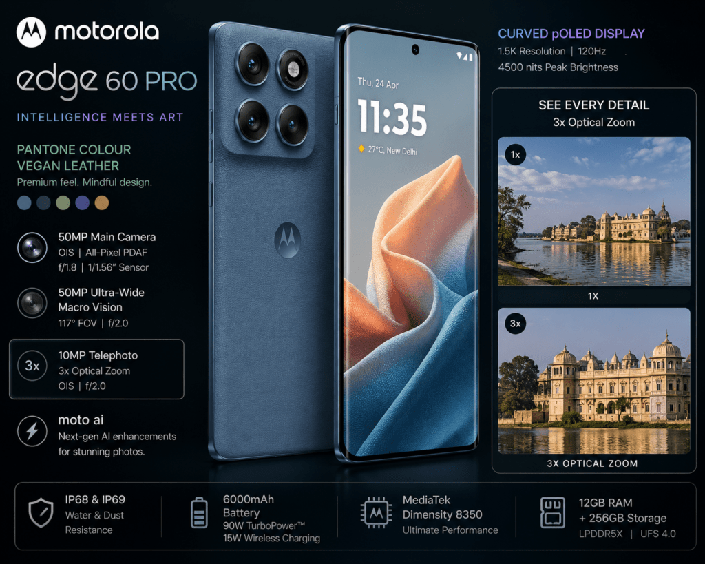 MOTOROLA EDGE 60 PRO - Best Smartphones Under ₹30,000 in India 2026