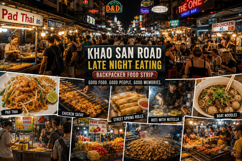 Khao San Road -street food - Thailand Food Guide 2026 