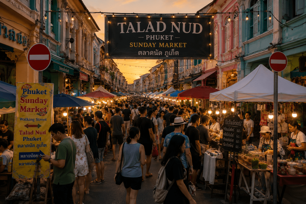 Old Town Phuket Sunday Market (Talad Nud)