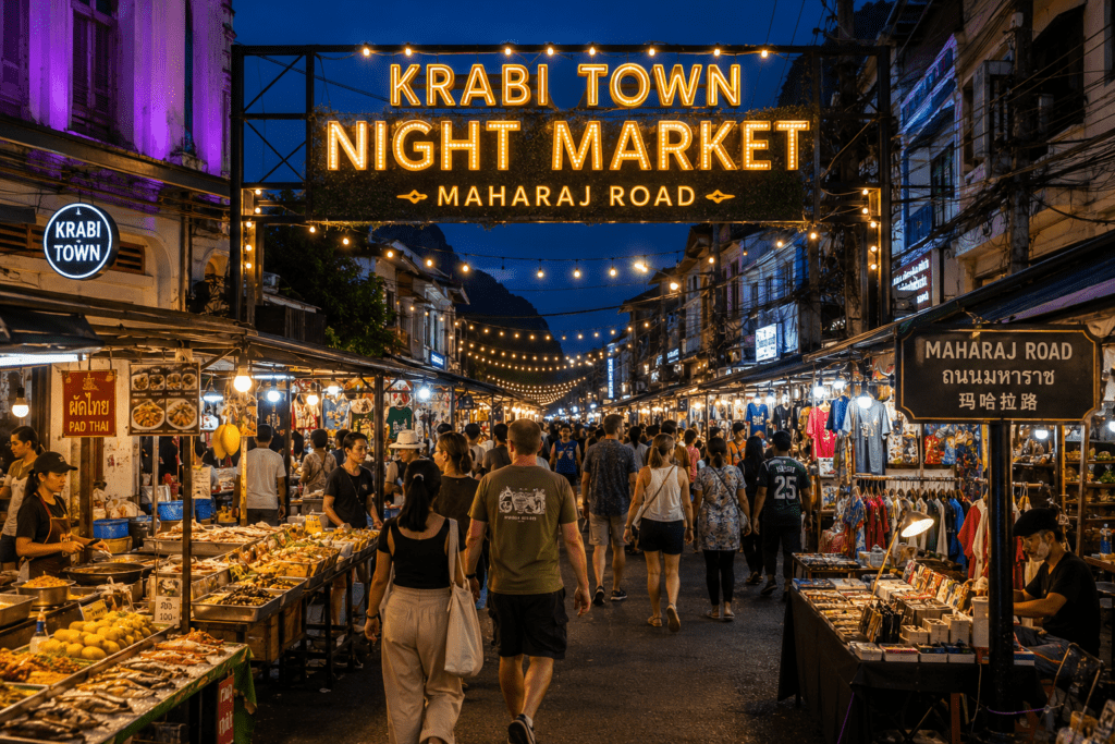 Krabi Town Night Market (Maharaj Road)