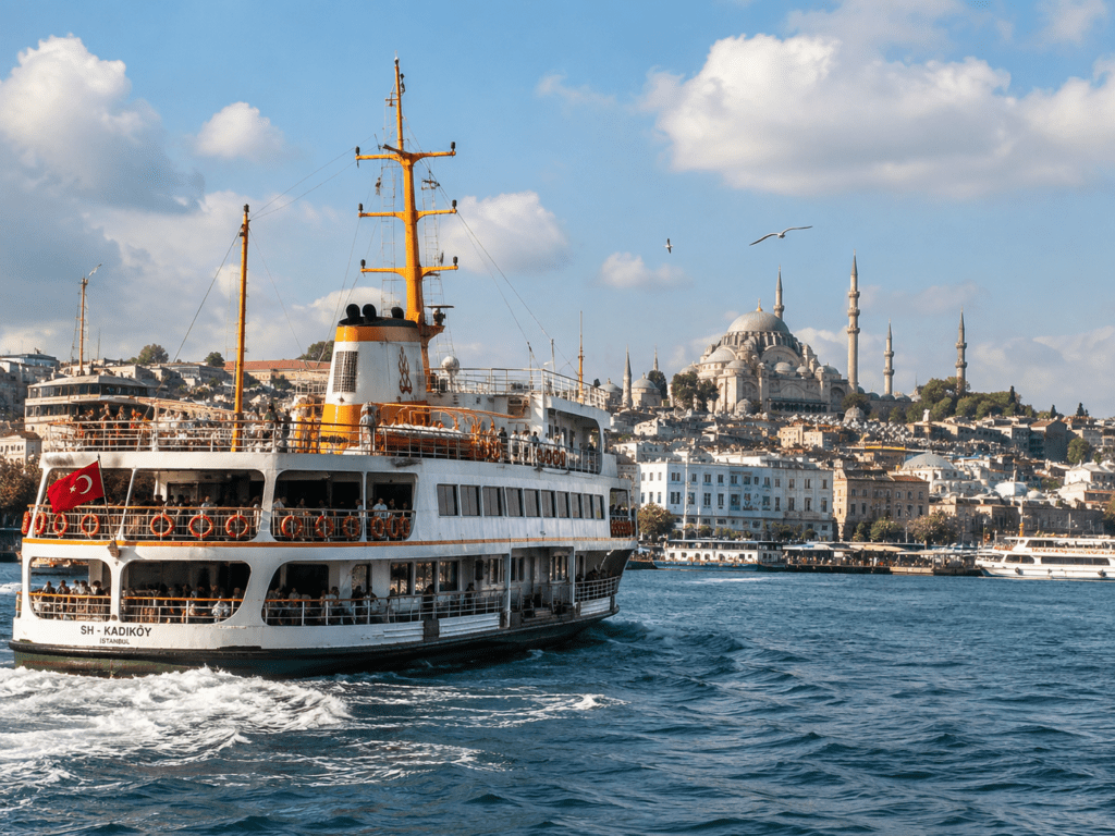 Bosphorus ferry crossing
