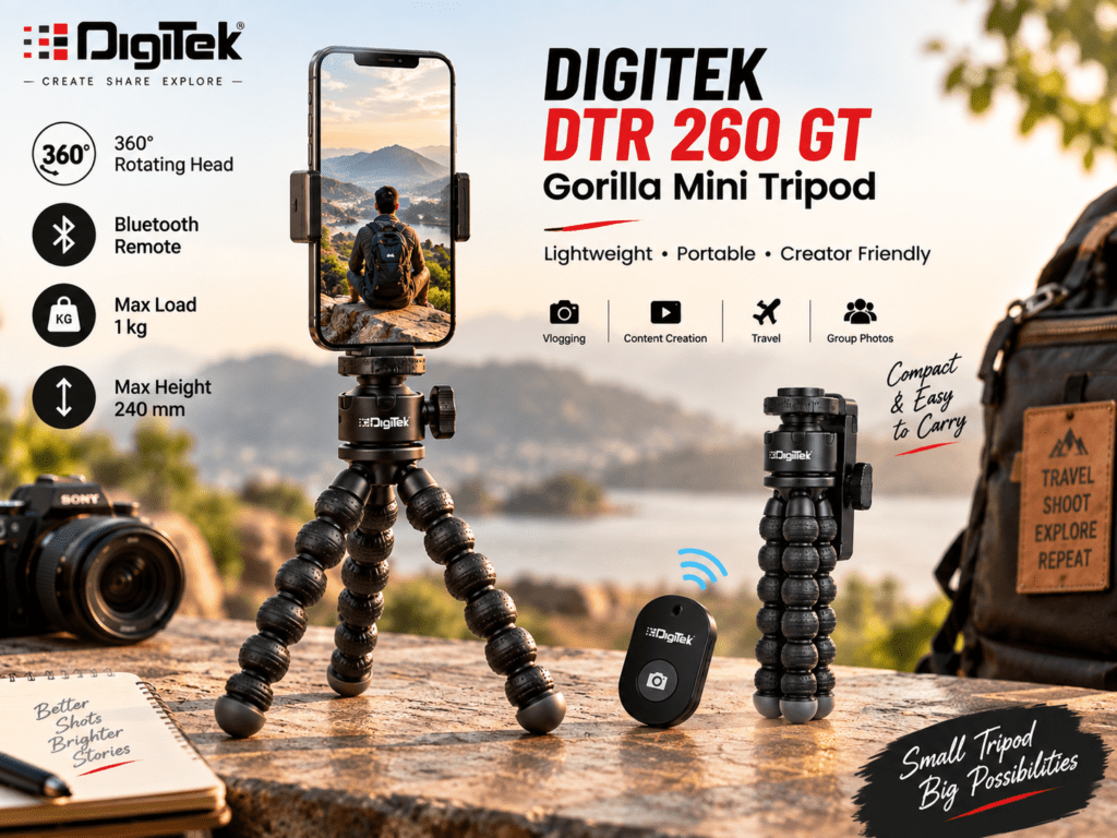 digitek dtr 260 gt gorilla mini tripod