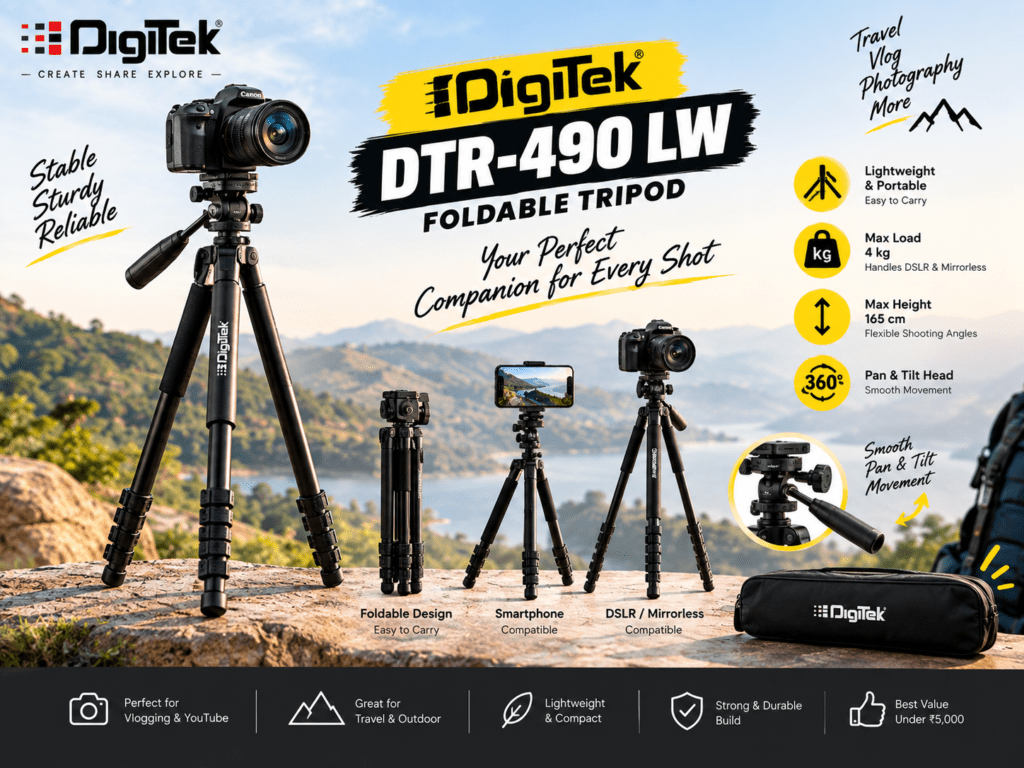 digitek dtr 490 lw tripod